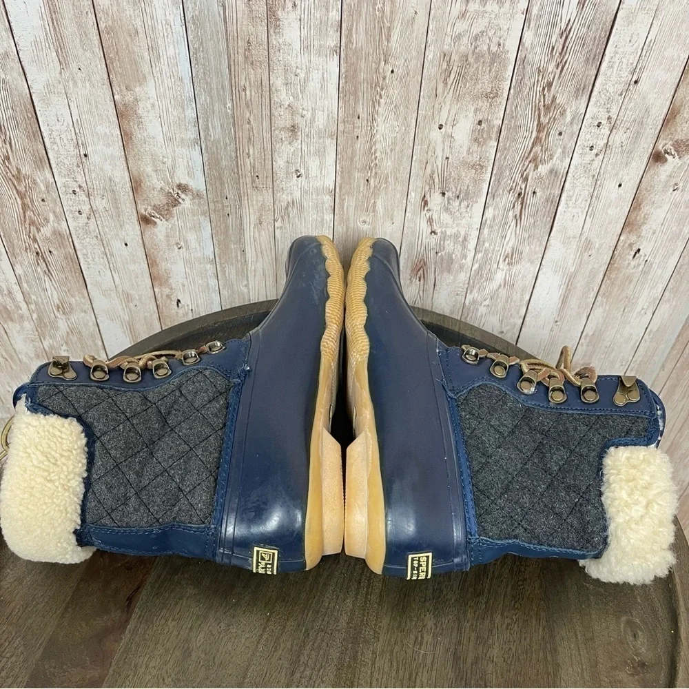Sperry Top Sider for J Crew Wool Lined Waterproof Duckboot Size 6 Women